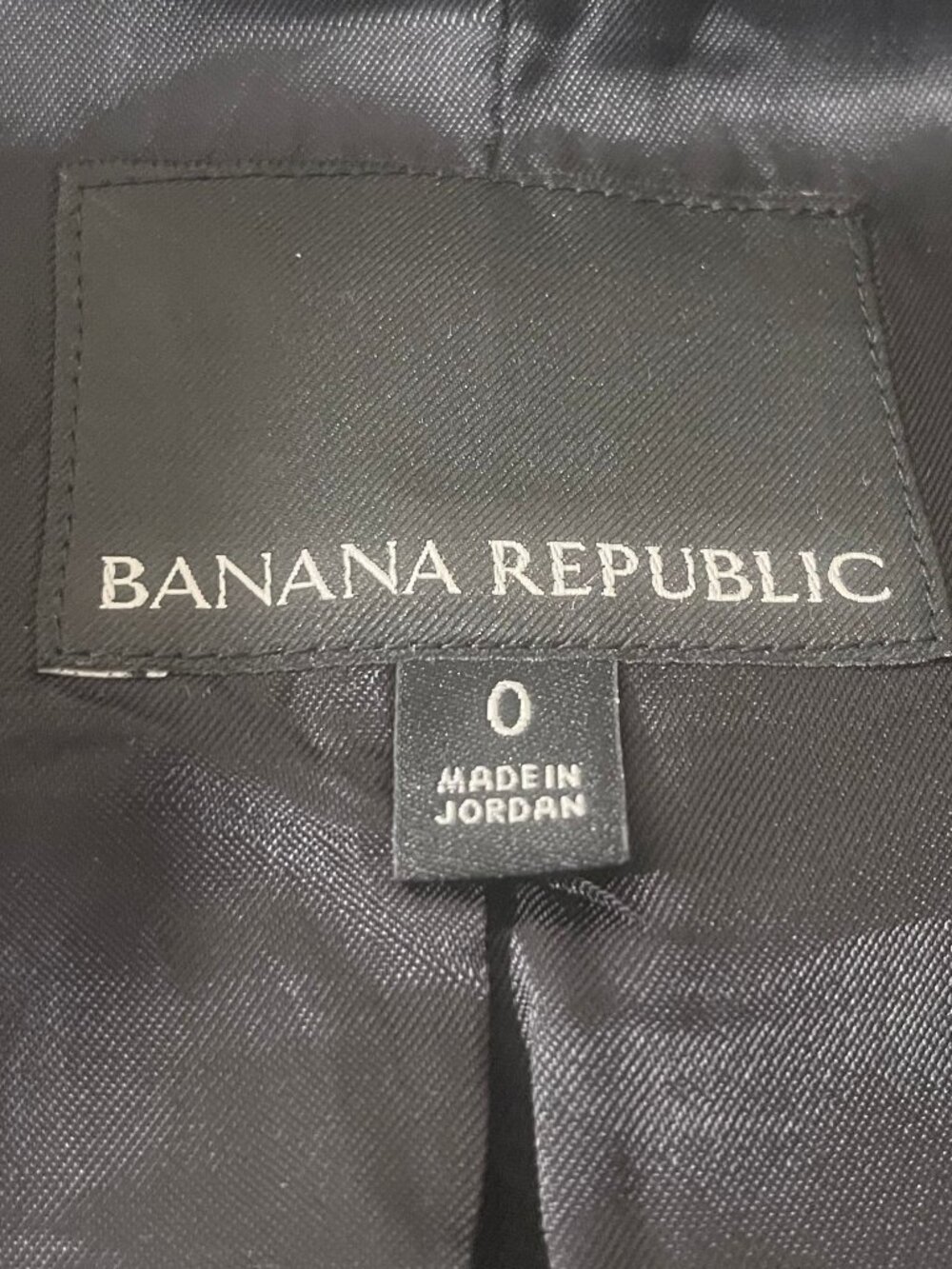 Banana Republic BR Captain's Blazer Jacket - Timeless - Black - Size 0 - Picture 8 of 15